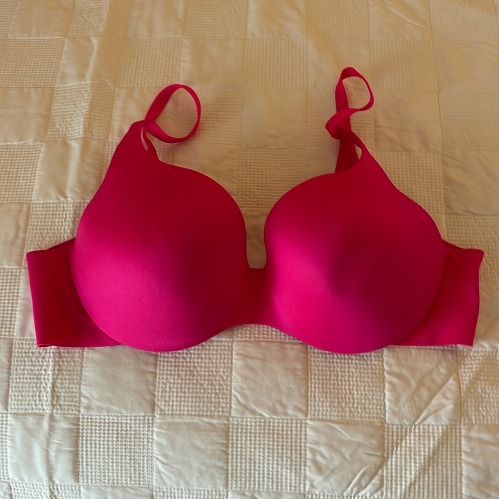 Victoria secret “hot” pink underwire bra